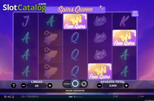 Οθόνη6. Spins Queen Κουλοχέρης