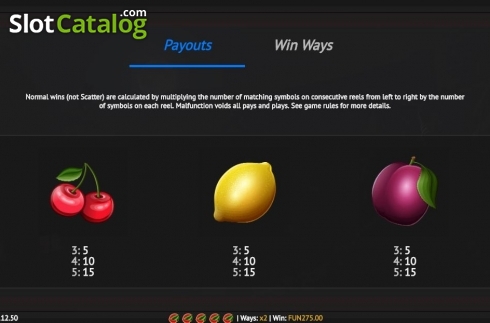 Οθόνη5. Juicy Ninja Κουλοχέρης