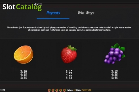 Οθόνη6. Juicy Ninja Κουλοχέρης