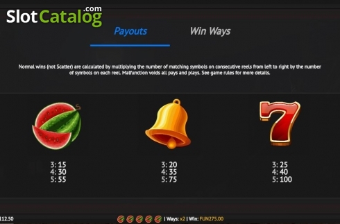 Οθόνη7. Juicy Ninja Κουλοχέρης