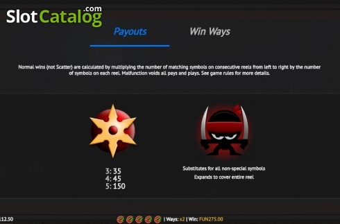 Οθόνη8. Juicy Ninja Κουλοχέρης