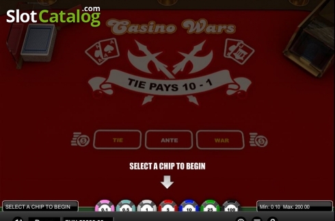 Οθόνη2. Casino Wars (1X2gaming) Κουλοχέρης 