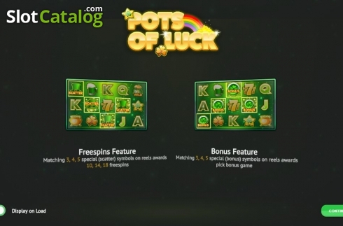 Οθόνη2. Pots of Luck Κουλοχέρης