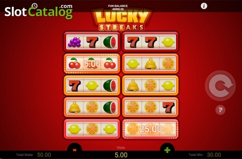 Οθόνη2. Lucky Streaks (1X2gaming) Κουλοχέρης