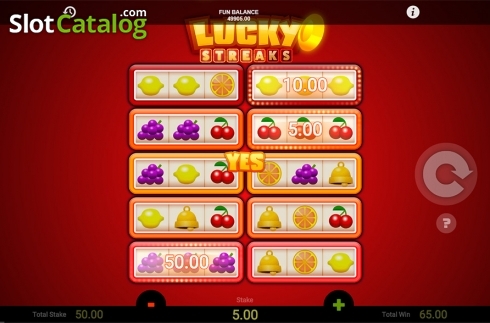 Οθόνη3. Lucky Streaks (1X2gaming) Κουλοχέρης