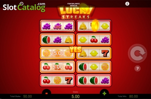 Οθόνη4. Lucky Streaks (1X2gaming) Κουλοχέρης