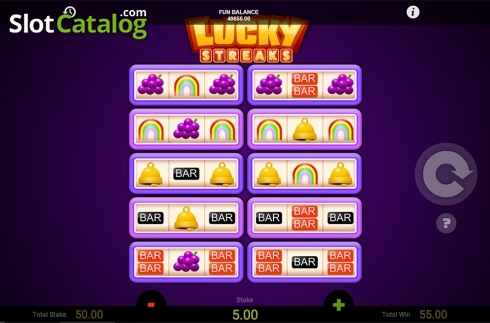 Οθόνη6. Lucky Streaks (1X2gaming) Κουλοχέρης