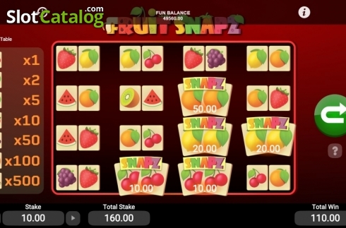 Οθόνη6. Fruit Snapz Κουλοχέρης