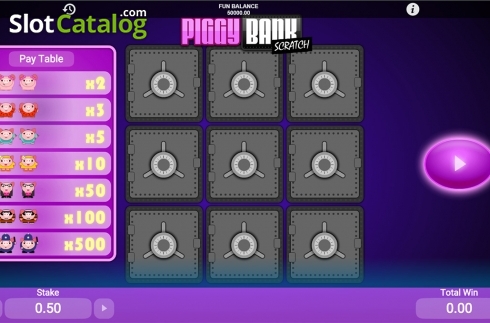 Οθόνη2. Piggy Bank Scratch (1x2gaming) Κουλοχέρης