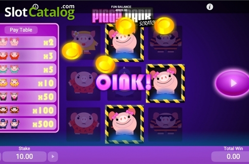 Οθόνη3. Piggy Bank Scratch (1x2gaming) Κουλοχέρης