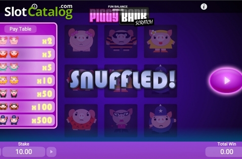 Οθόνη4. Piggy Bank Scratch (1x2gaming) Κουλοχέρης
