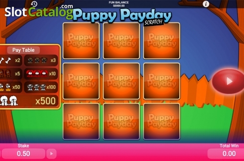 Οθόνη2. Puppy Payday Scratch Κουλοχέρης 