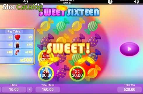 Οθόνη3. Sweet Sixteen Κουλοχέρης