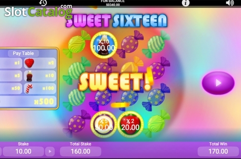 Οθόνη4. Sweet Sixteen Κουλοχέρης