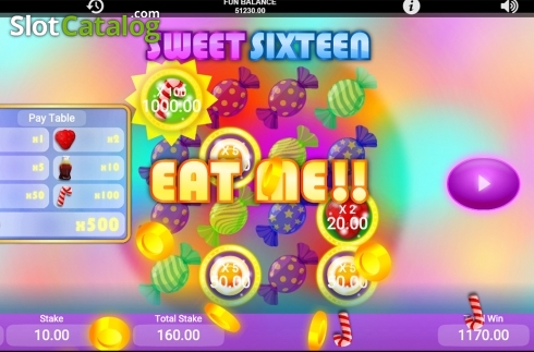 Οθόνη5. Sweet Sixteen Κουλοχέρης