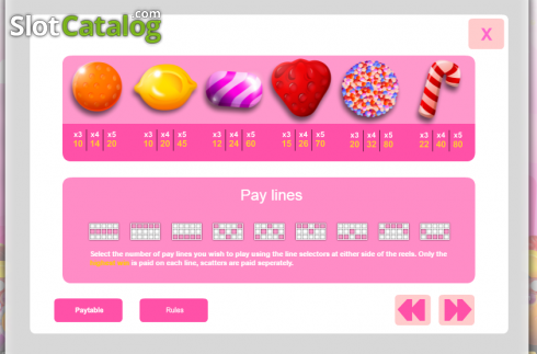 Οθόνη2. Candy Cash (1x2gaming) Κουλοχέρης