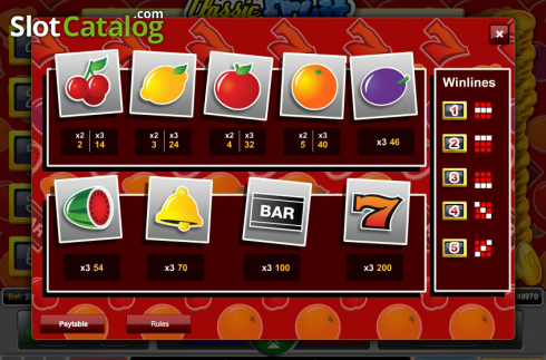 Οθόνη2. Classic Fruit (1X2gaming) Κουλοχέρης