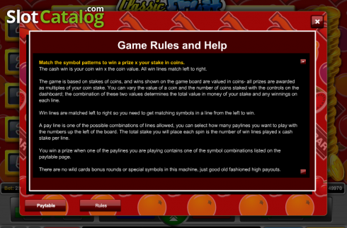 Οθόνη3. Classic Fruit (1X2gaming) Κουλοχέρης