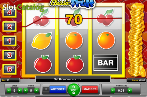 Οθόνη6. Classic Fruit (1X2gaming) Κουλοχέρης