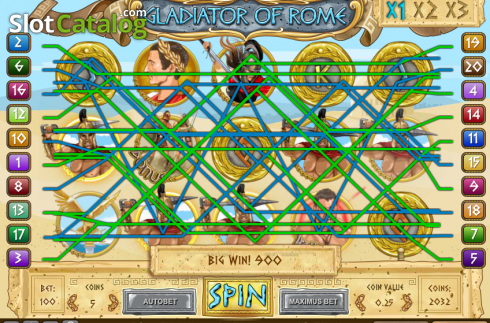 Οθόνη5. Gladiator of Rome Κουλοχέρης