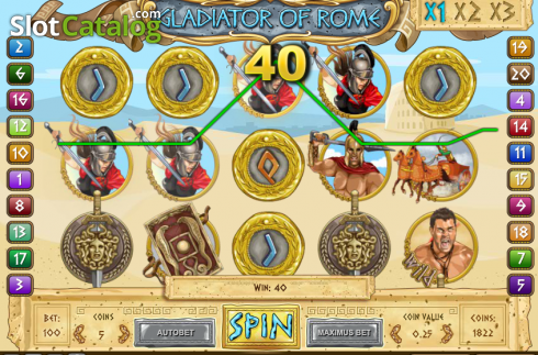 Οθόνη6. Gladiator of Rome Κουλοχέρης