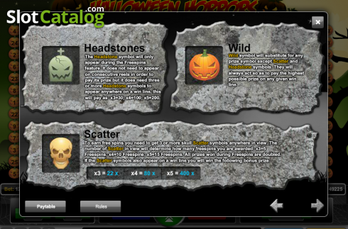 Οθόνη2. Halloween Horrors Κουλοχέρης