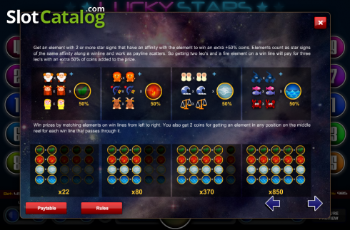 Οθόνη3. Lucky Stars (1X2gaming) Κουλοχέρης