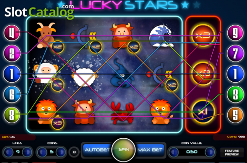 Οθόνη5. Lucky Stars (1X2gaming) Κουλοχέρης