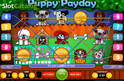 Οθόνη5. Puppy Payday Κουλοχέρης