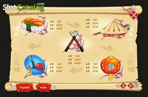 Οθόνη3. Red Dragon (1X2gaming) Κουλοχέρης