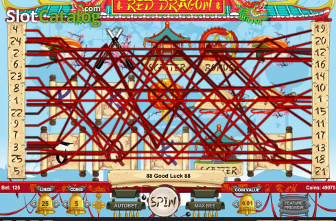 Οθόνη5. Red Dragon (1X2gaming) Κουλοχέρης