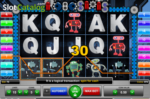 Οθόνη7. Roboslots Κουλοχέρης