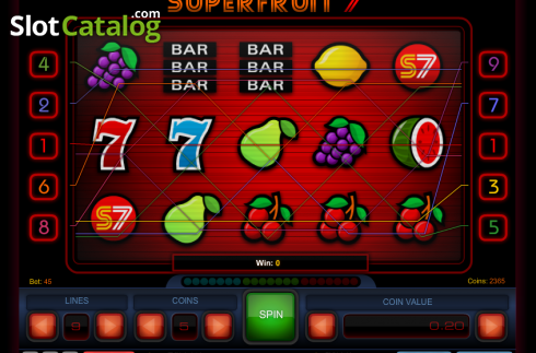 Οθόνη5. Super Fruit 7 Κουλοχέρης