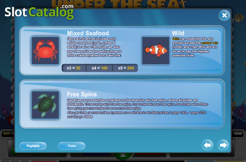Οθόνη4. Under The Sea 1x2 Κουλοχέρης