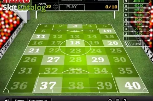 Οθόνη3. Keno Kick Off Κουλοχέρης