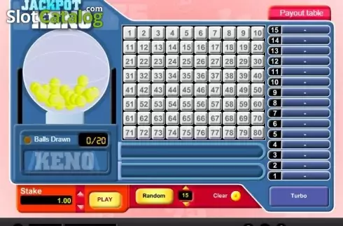 Οθόνη2. Jackpot Keno Κουλοχέρης