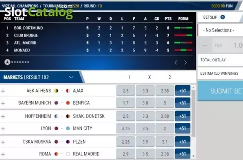 Οθόνη2. Virtual Champions Κουλοχέρης