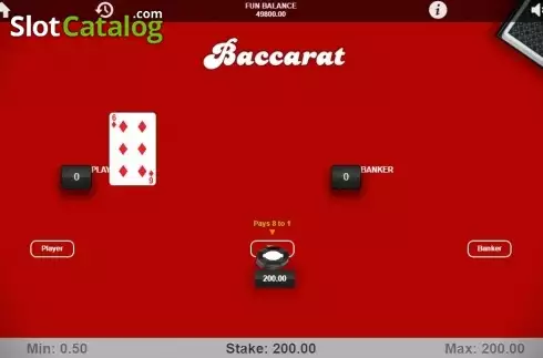 Οθόνη3. Baccarat (1x2gaming) Κουλοχέρης
