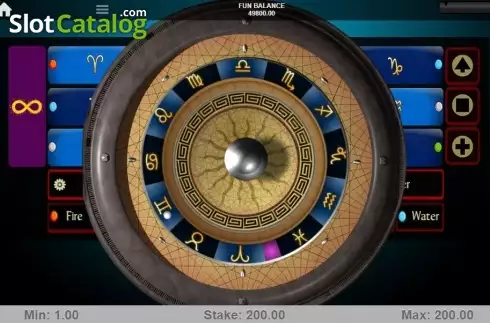 Οθόνη3. Astro Roulette Κουλοχέρης 