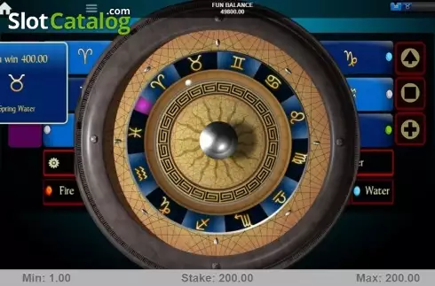 Οθόνη4. Astro Roulette Κουλοχέρης 