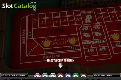 Οθόνη2. Craps (1x2gaming) Κουλοχέρης 