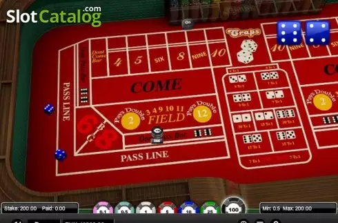 Οθόνη3. Craps (1x2gaming) Κουλοχέρης 
