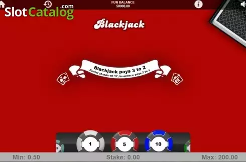 Οθόνη2. Blackjack (1X2gaming) Κουλοχέρης