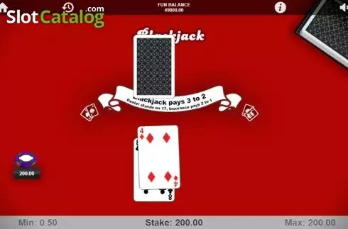Οθόνη3. Blackjack (1X2gaming) Κουλοχέρης