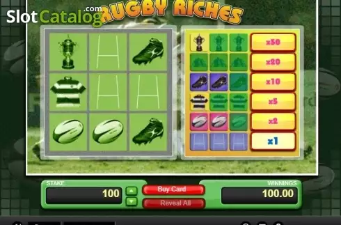 Οθόνη4. Rugby Riches Κουλοχέρης 