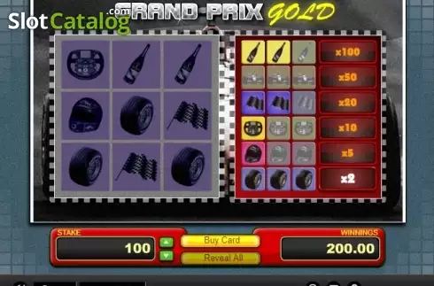 Οθόνη3. Grand Prix Gold Κουλοχέρης