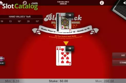 Οθόνη5. Blackjack Players Choise (1X2gaming) Κουλοχέρης 