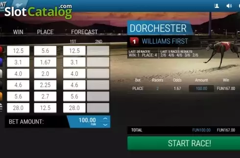 Οθόνη3. Instant Virtual Greyhounds Κουλοχέρης