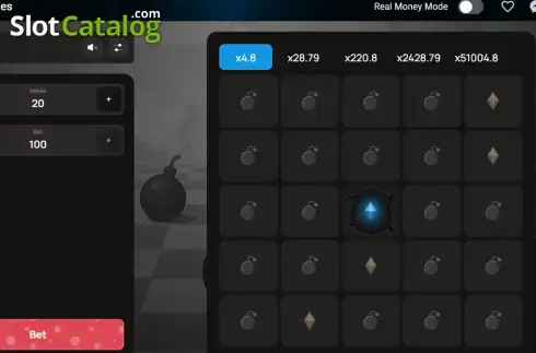 Οθόνη3. Mines (1Fun Games) Κουλοχέρης