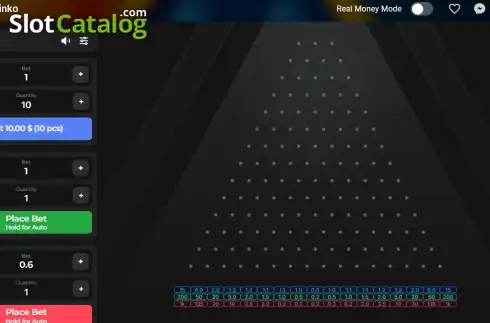 Οθόνη2. Plinko (1Fun Games) Κουλοχέρης 